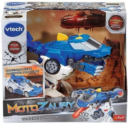 Motozaury - Terizinozaur Oxor Radiowóz VTECH - tantis.pl