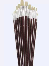 Pędzle płaskie 579 szczecina GRAND