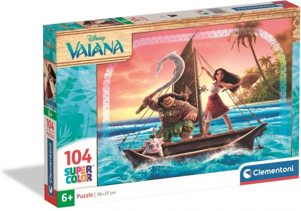 Puzzle 104 Super Color Disney Vaiana 2 - tantis.pl