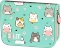 Piórnik dwuklapkowy bez wyposażenia z kotkami Charming Cats - tantis.pl