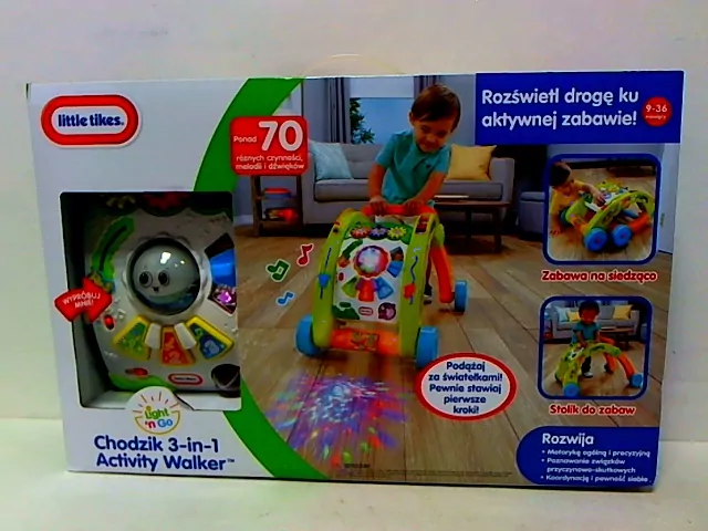 Little tikes Chodzik i stół aktywności 3 w 1 - tantis.pl