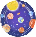Talerze papierowe 18cm. Galaxy - tantis.pl
