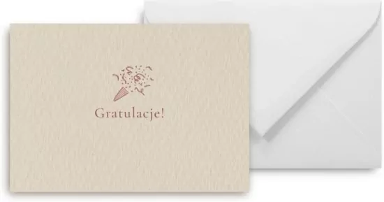 Mini kartka Gratulacje