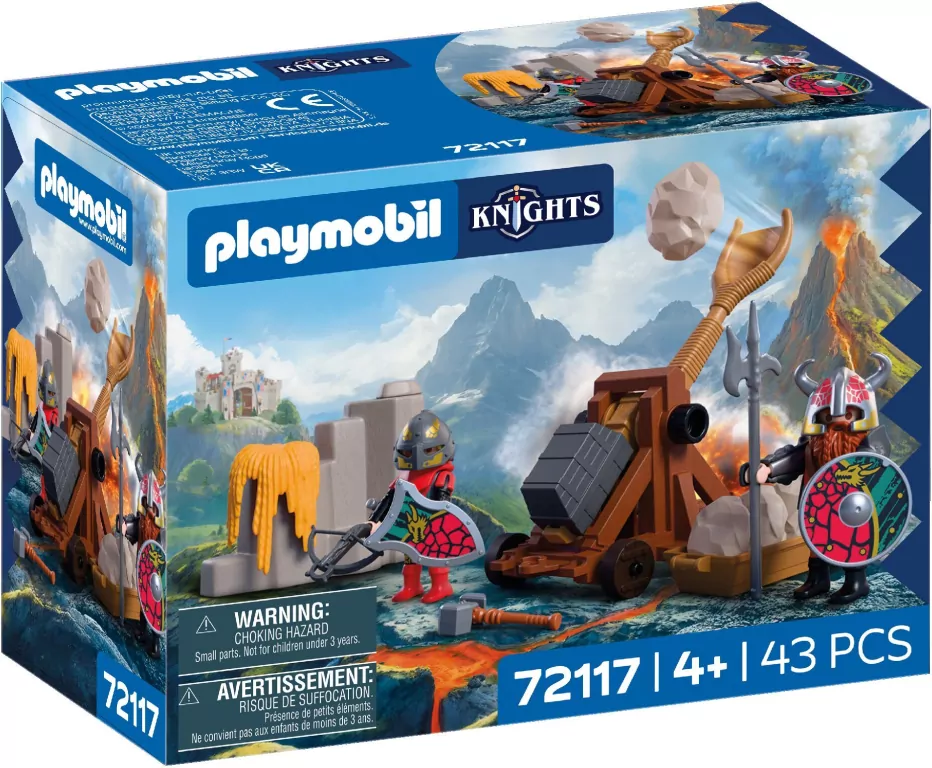 Playmobil Katapulta rycerza herbu Lew 72117 - tantis.pl