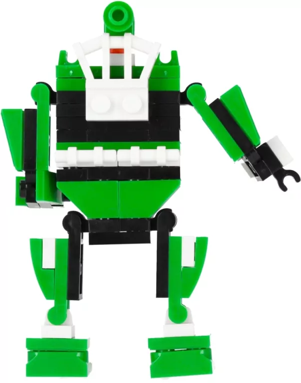 Klocki konstrukcyjne Alleblox RobotUnion 65el zielony - tantis.pl