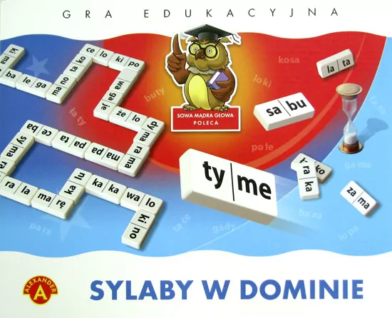 Sylaby w dominie. Gra edukacyjna - tantis.pl