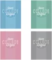 Zeszyt A4/32K linia kolorowa College Prep (15szt) - tantis.pl