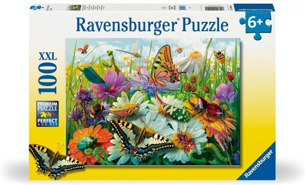 Puzzle dla dzieci 2D: Motyle 100el - tantis.pl