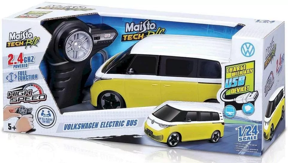 Volksvagen Electric Bus 1:24 zdalnie sterowany - tantis.pl