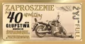 Zaproszenie Urodziny (10 szt.) - tantis.pl