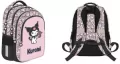 Plecak 4 komorowy Kuromi pink - tantis.pl