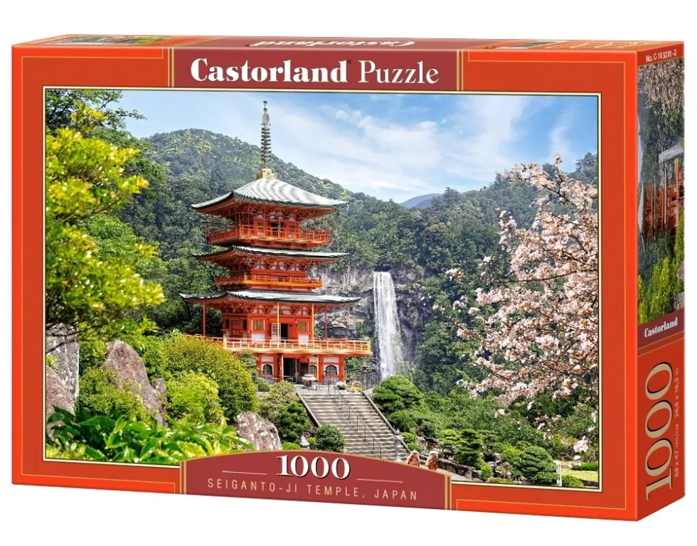 Puzzle 1000. Seiganto-Ji Temple, Japan. Buddyjska świątynia, Japonia. - tantis.pl