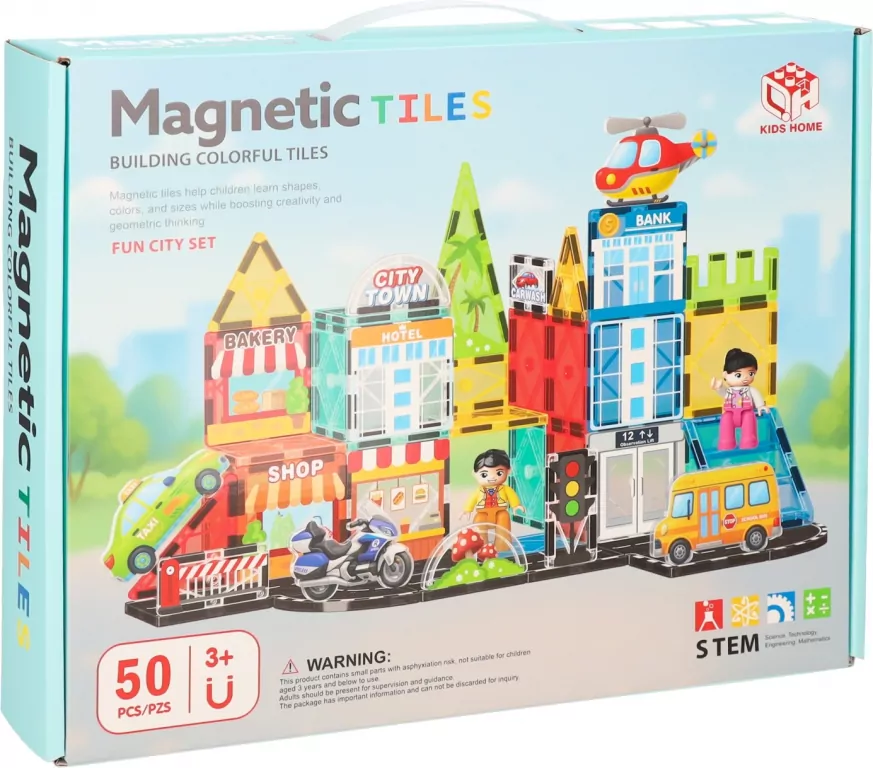 KLOCKI MAGNET CITY 50EL 33X26X6 MC PUD 8 - tantis.pl