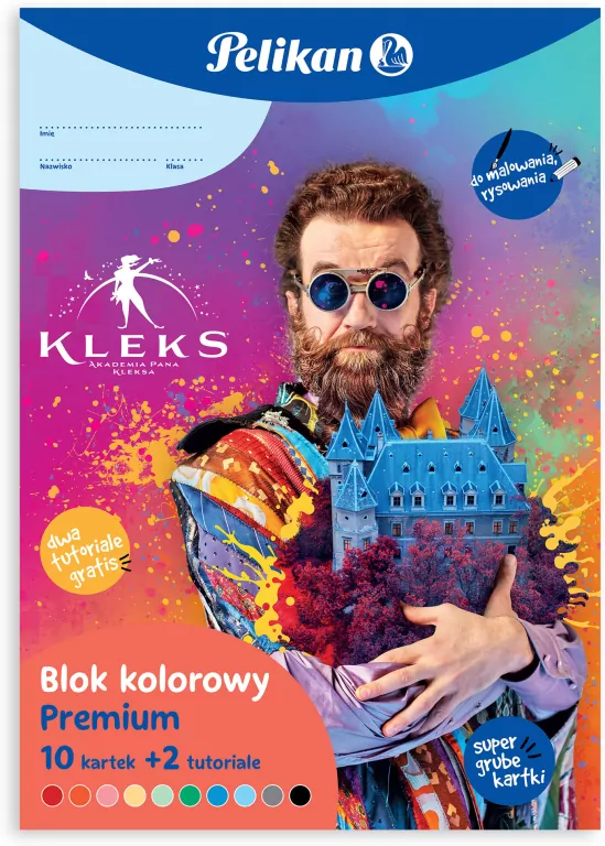 Blok kreatywny A4/10K + 2 tutoriale kolorowy - tantis.pl