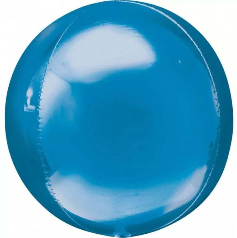 Balon foliowy kula niebieska 38cm - tantis.pl