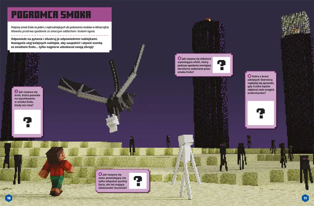 Kreator postaci. Naklejkowa przygoda. Minecraft - tantis.pl