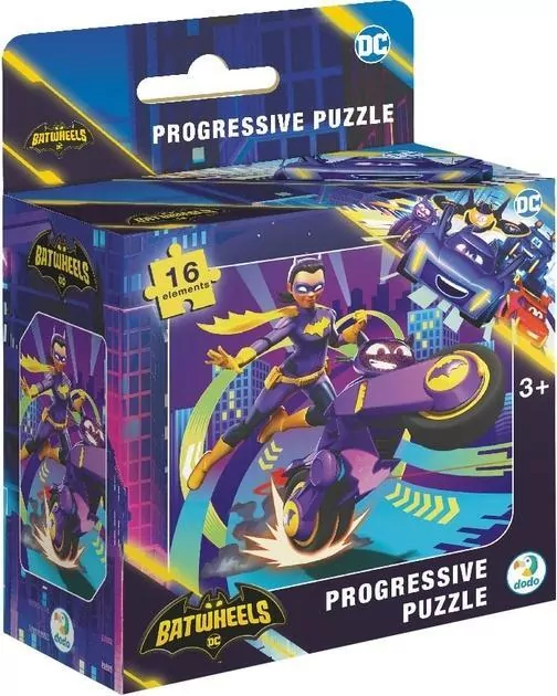 Puzzle 16 Batwheels. Motocykl Batgirl Bibi - tantis.pl