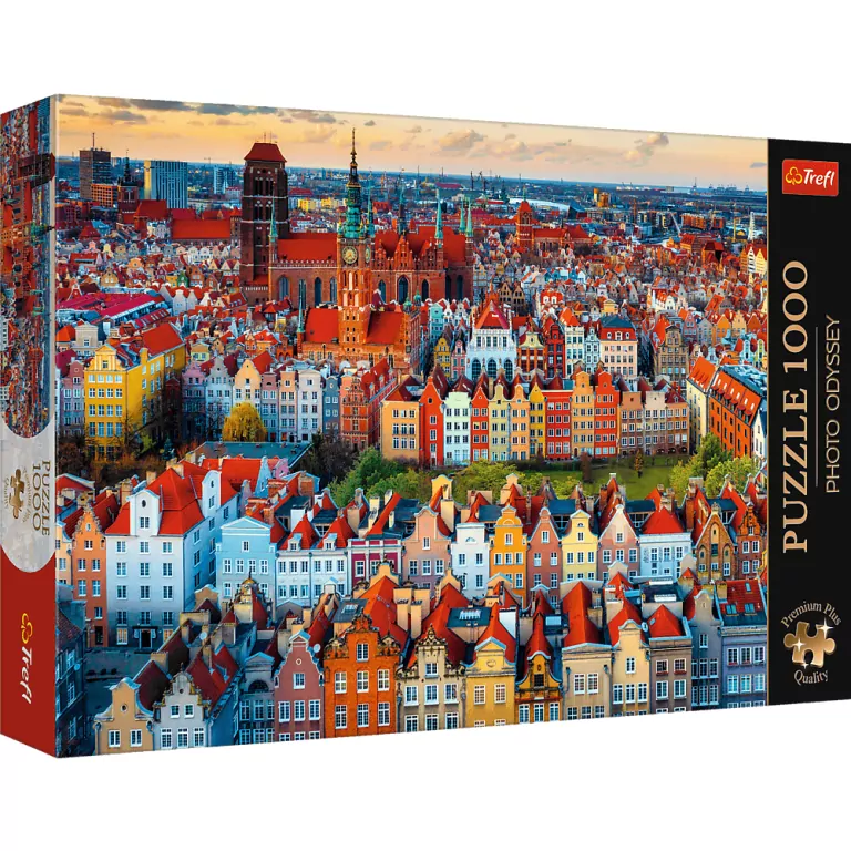Puzzle 1000. Widok na Gdańsk - tantis.pl