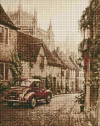 Diamentowa mozaika. Stare Miasto 40x50cm