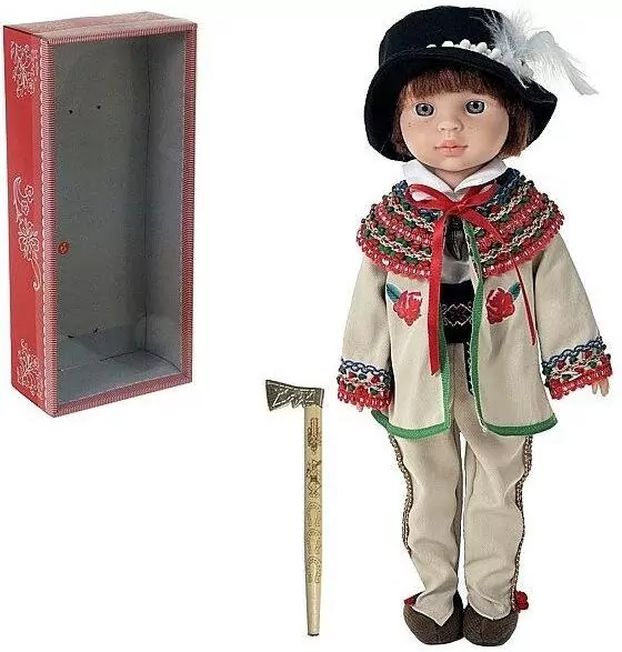 Lalka chłopiec w stroju góralskim ludowym 38cm - tantis.pl
