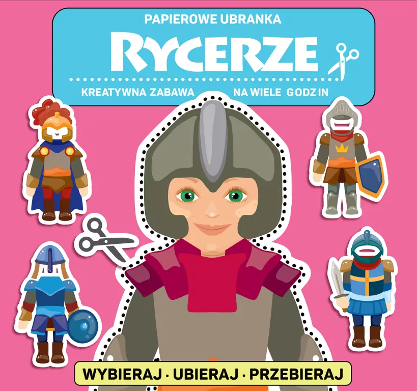 Papierowe ubranka. Rycerze - tantis.pl