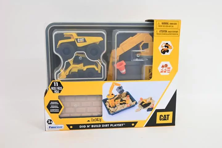 CAT pojazdy budowlane+masa plast.walizka 83418 - tantis.pl