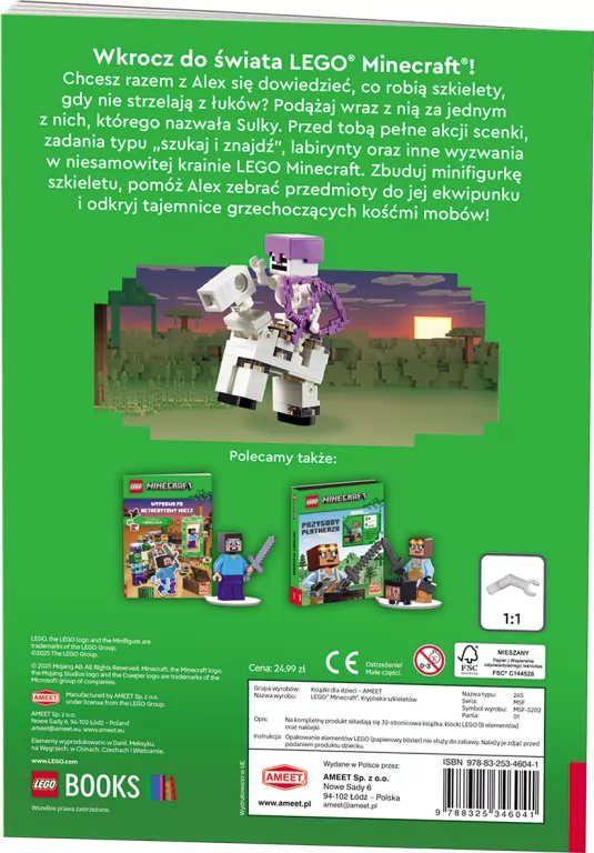 LEGO(R) Minecraft. Kryjówka szkieletów - tantis.pl