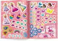 100 Brokatowych naklejek. Barbie dreamtopia - tantis.pl
