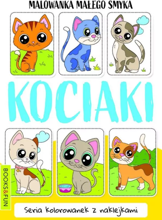 Kociaki. Malowanka małego smyka - tantis.pl