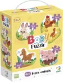 Baby puzzle 4w1 Zwierzęta z gospodarstwa - tantis.pl