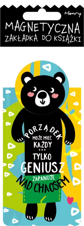 Zakładka magnetyczna. Misiek porządek - tantis.pl