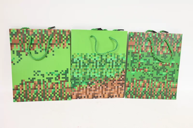 Torebka prezentowa M Minecraft mix - tantis.pl