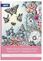 Kolorowanka antystresowa ogród motyli