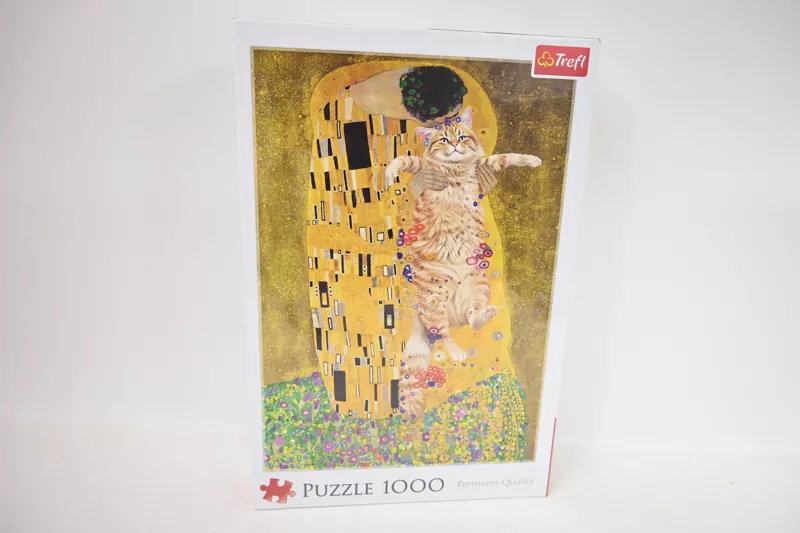 Puzzle 1000 Purrfekcyjny Pocałunek TREFL - tantis.pl
