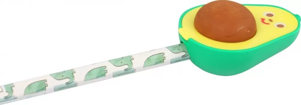 Gumko-temperówka pojedyncza z pojemnikiem Avocado - tantis.pl