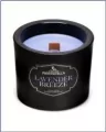 Świeczka sojowa Lavender Breeze czarna 170g - tantis.pl