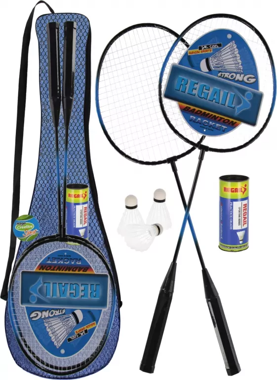 Badminton metalowy plus lotki w pokrowcu - tantis.pl