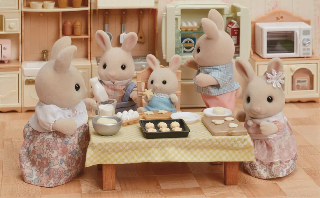 Rodzina biszkoptowych królików. Sylvanian Families - tantis.pl