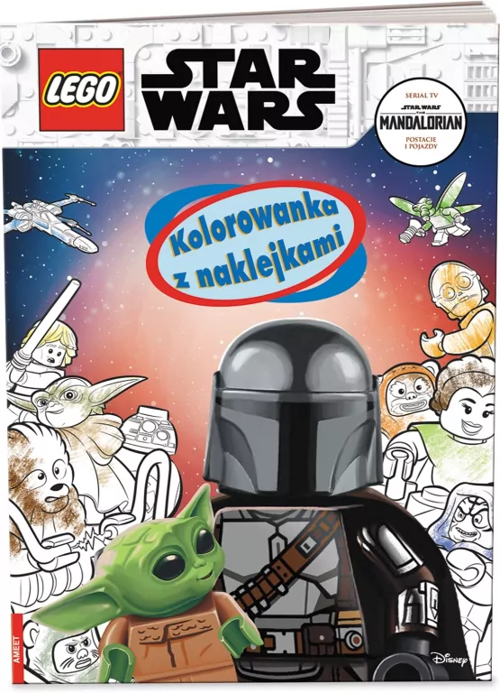 LEGO® Star Wars. Kolorowanka z naklejkami - tantis.pl