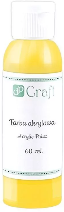 Farba akrylowa, 60 ml - school bus yellow (DPFA-004) - tantis.pl