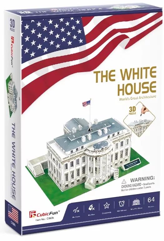 Puzzle 3D. The White House - tantis.pl