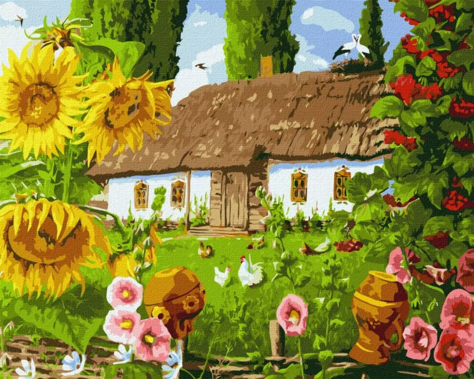Malowanie po numerach - Sercu miły kraj 40x50cm - tantis.pl