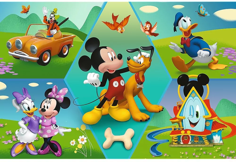 Puzzle 60. Super Shape XXL. Z Mikim zawsze jest wesoło! 50014 - tantis.pl