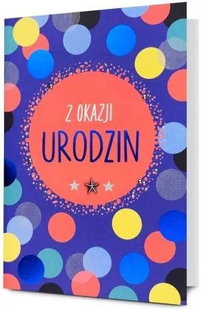 Karnet B6 Urodziny - tantis.pl