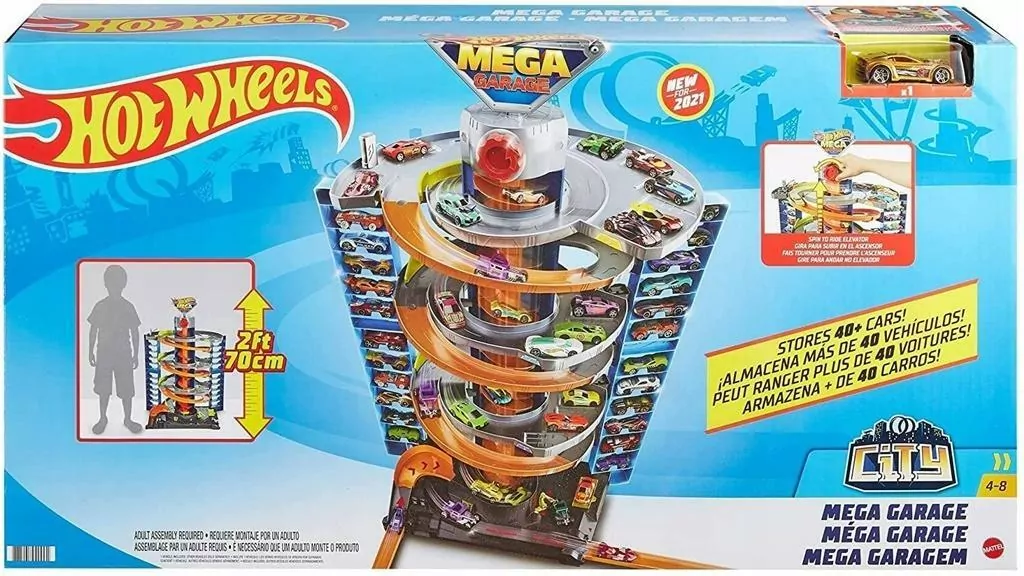 Hot Wheels City Zestaw Zakręcony Megagaraż - tantis.pl