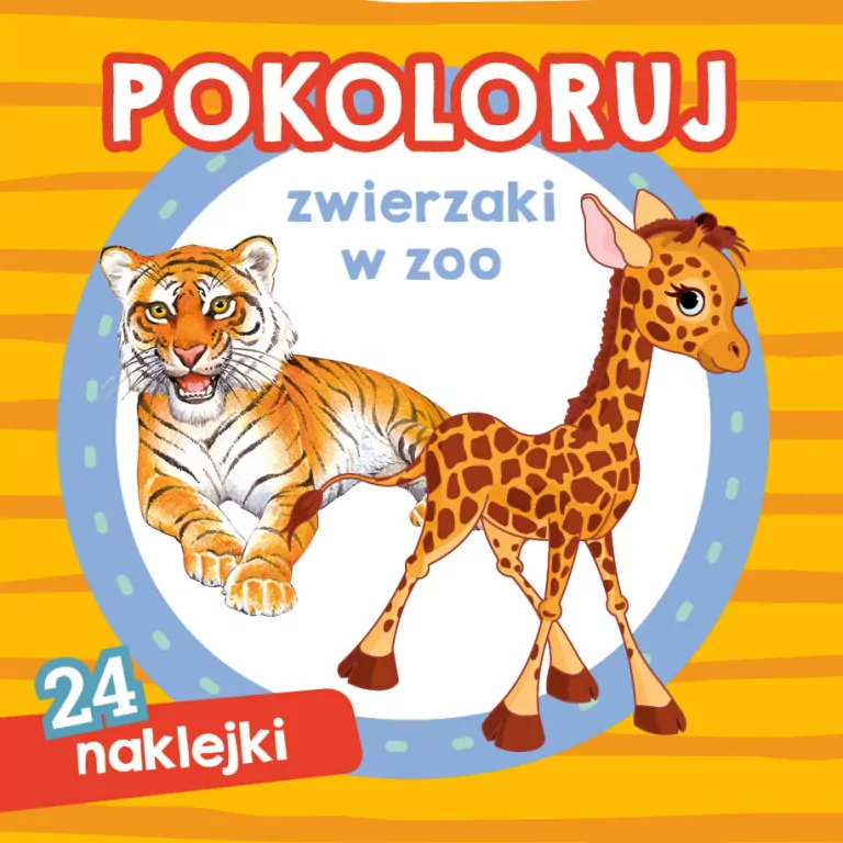 Zwierzaki w ZOO. Pokoloruj - tantis.pl