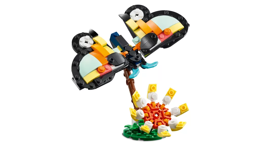 LEGO® Dzikie zwierzęta: Tropikalny tukan 31173 - tantis.pl