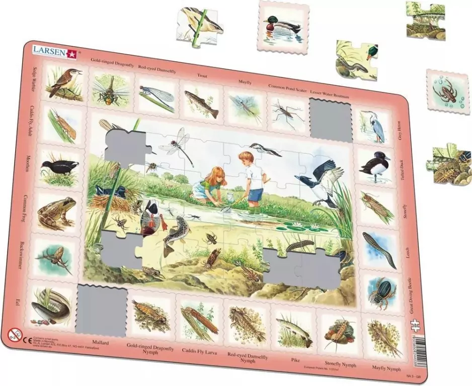 Przy stawie. Układanka Maxi - tantis.pl