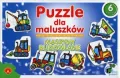 Puzzle dla maluszków. 27 elementów. Maszyny budowlane - tantis.pl