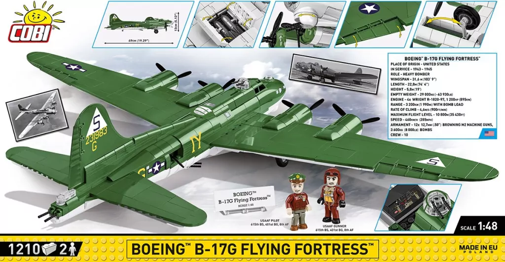 Historical Collection Boeing B-17F Flying Fortress - tantis.pl
